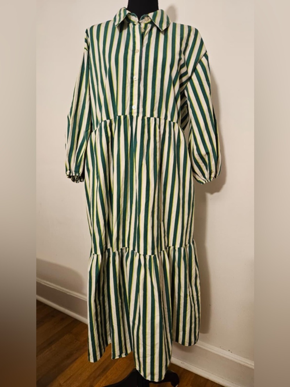 The Bettina Tiered Shirt Dress - Picture 6 of 8